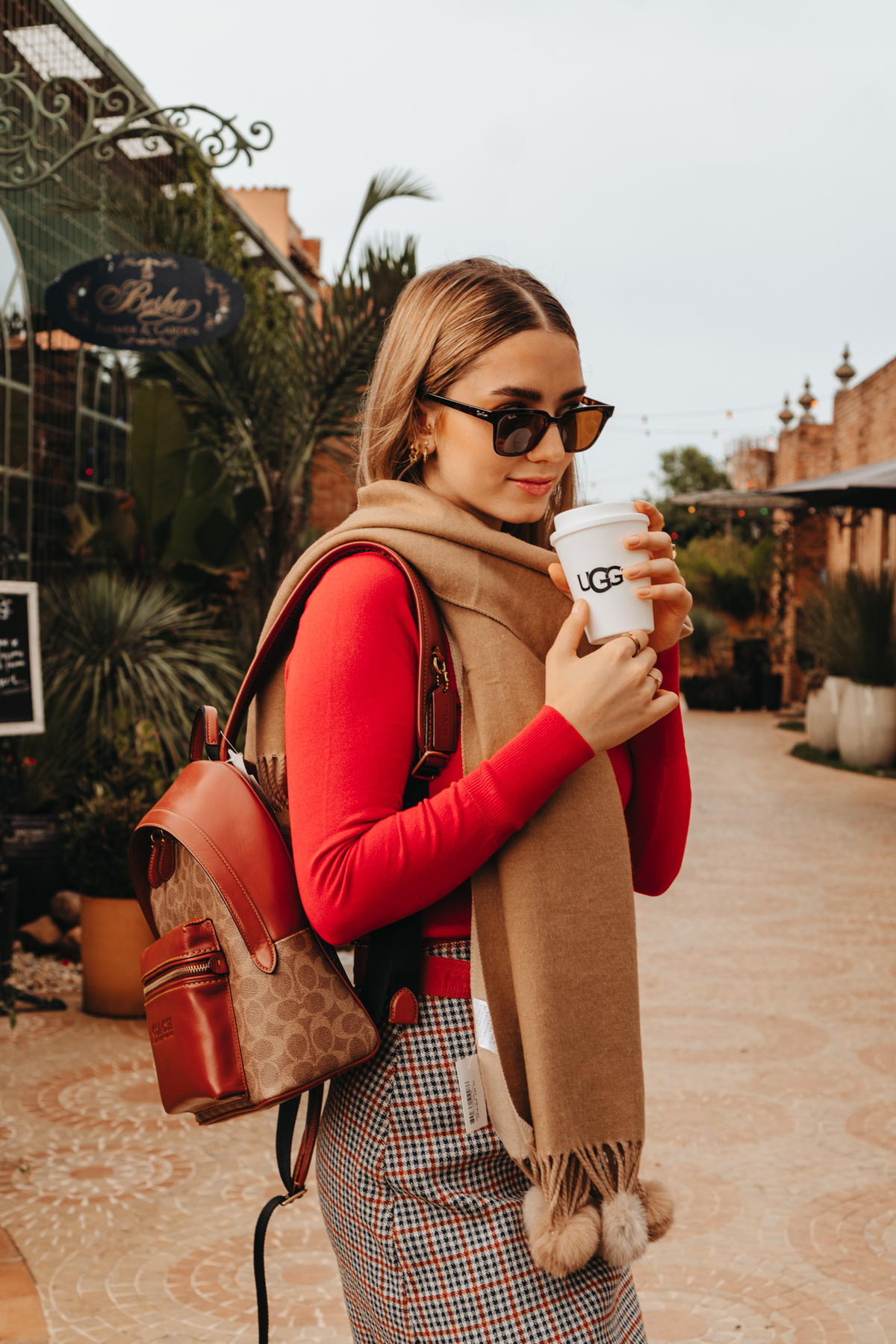 Ensaio feminino no inverno