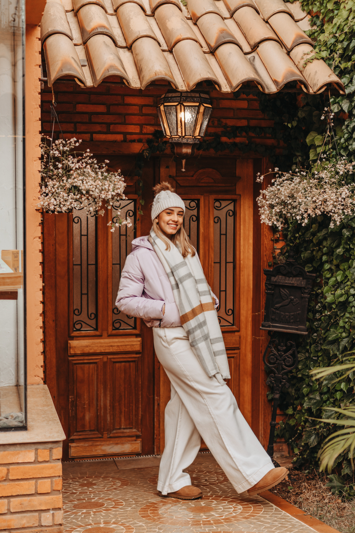 ensaio feminino no inverno