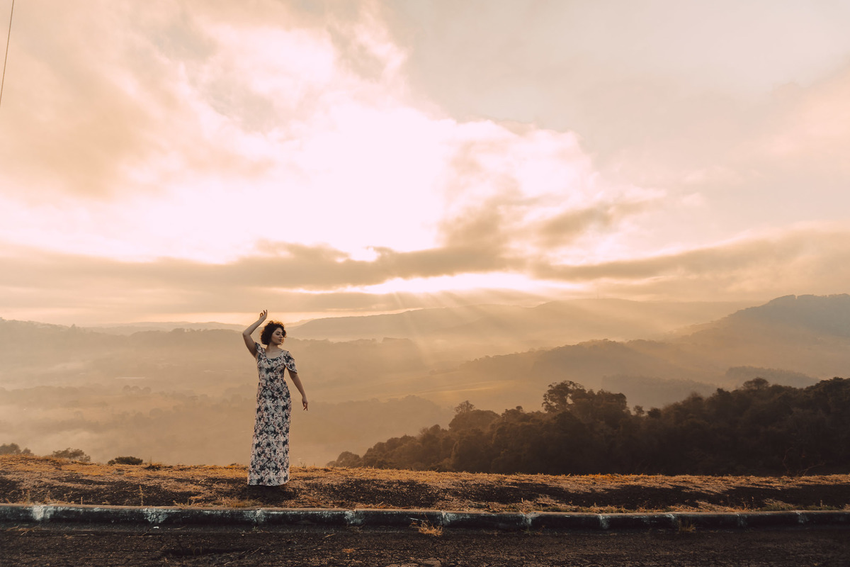 ensaio no nascer do sol