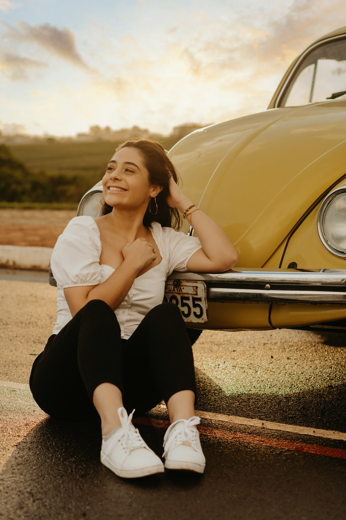 Ensaio Feminino com fusca