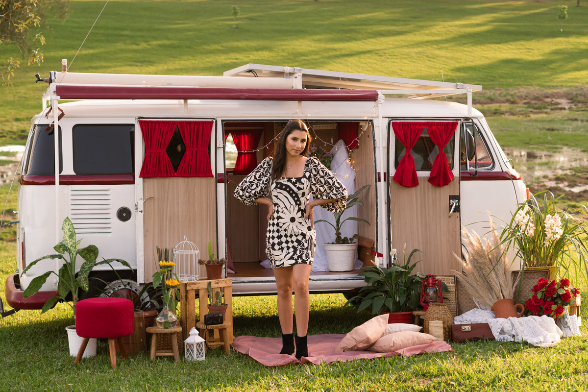 ensaio feminino kombi