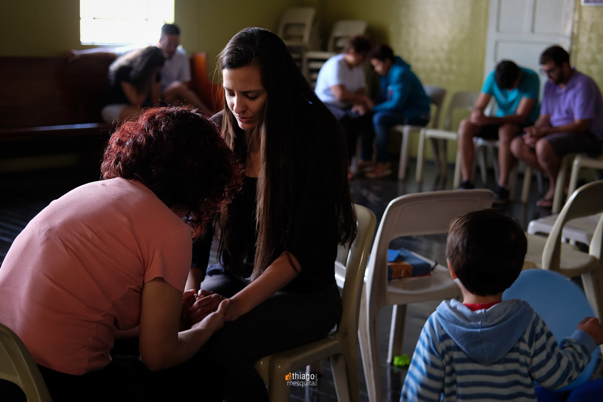 oração em grupo