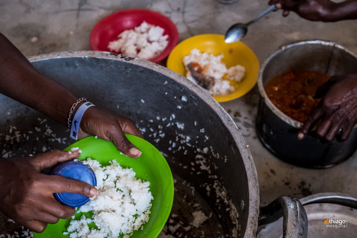 lanche das crianças