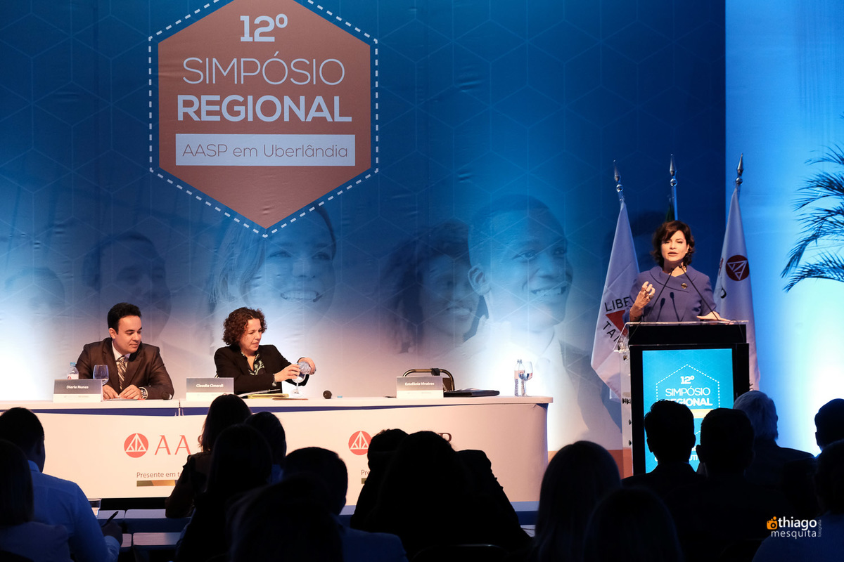 Décimo Segundo Simpósio Regional da AASP em Uberlândia, registro corporativo do fotografo Thiago Mesquita