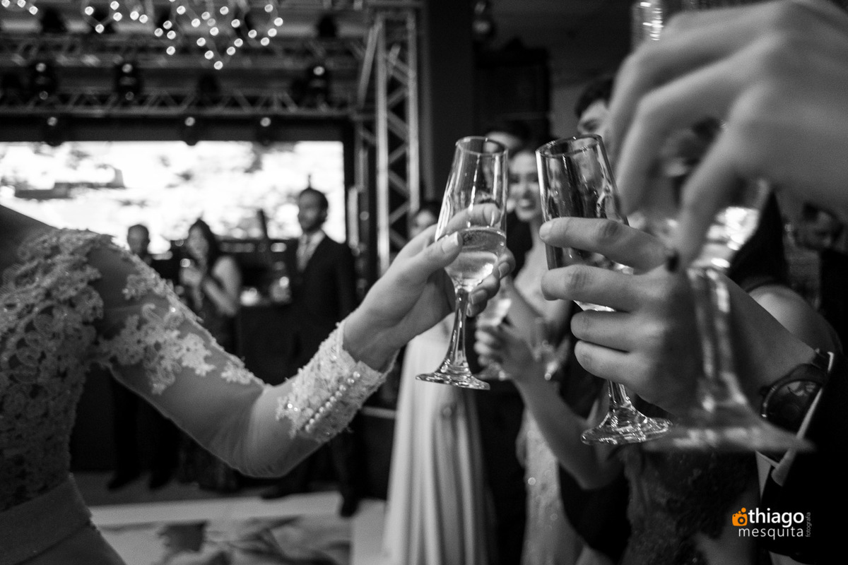 Brinde no Salão Alvorada do Praia Clube em Frutal, Thiago Mesquita