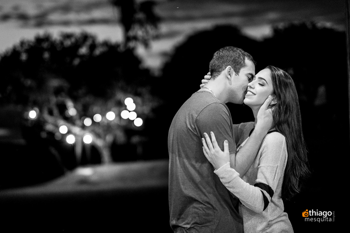 foto preto e branco no prewedding de Izadora e Evertton