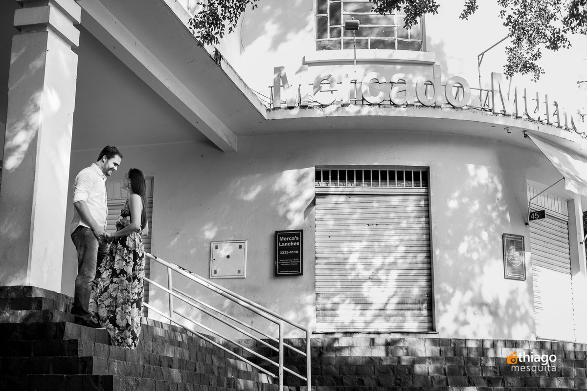 PreWedding da Vanessa e Fabio, pelo fotografo Thiago Mesquita no Mercado Municipal de Uberlândia