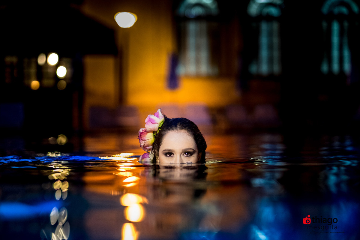 Mariana realizando seu book de 15 anos em Araxá junto ao fotografo Thiago Mesquita