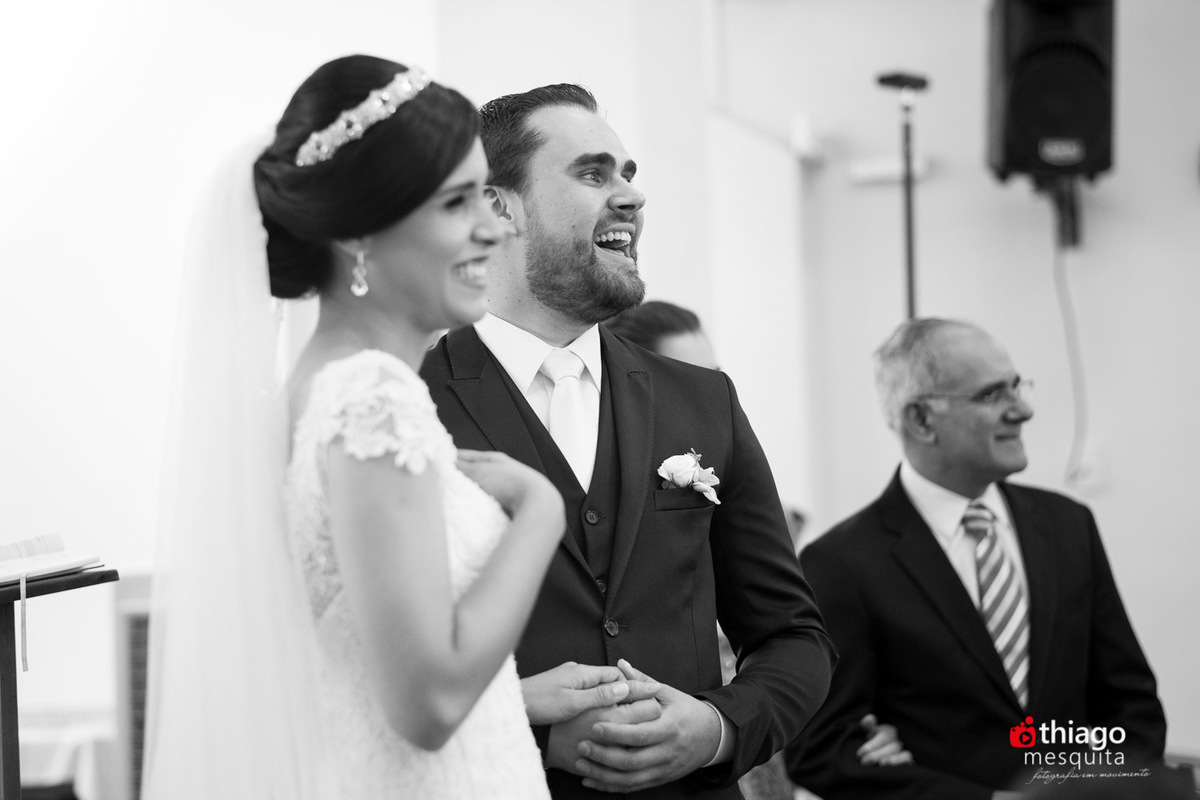 Casamento dos noivos Vanessa e Fabio, Registro de sorrisos e espontaneidade pelo fotografo Thiago Mesquita 