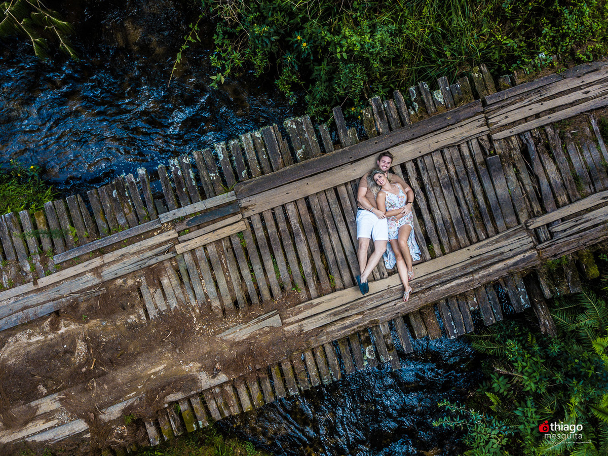 registro de casal com drone