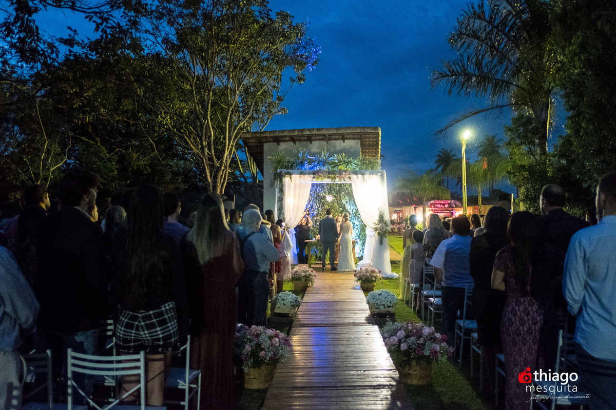 vista linda do altar