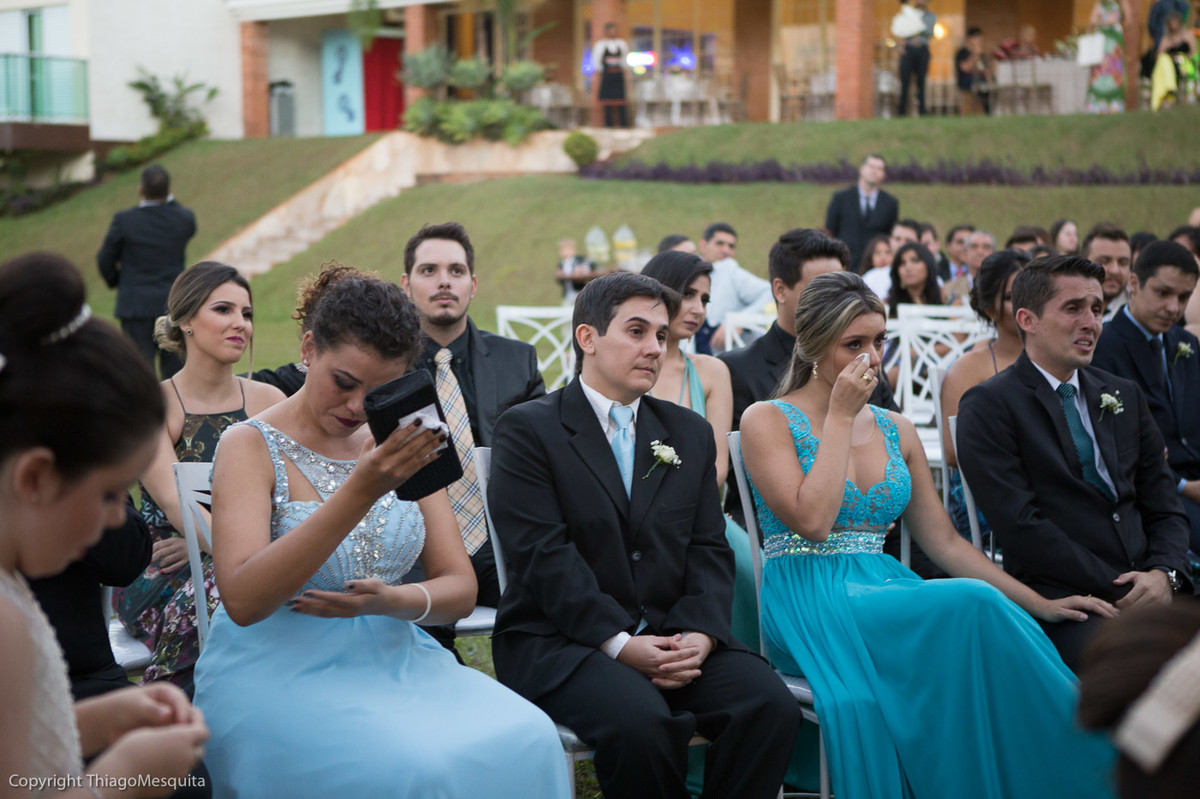 corando no casamento