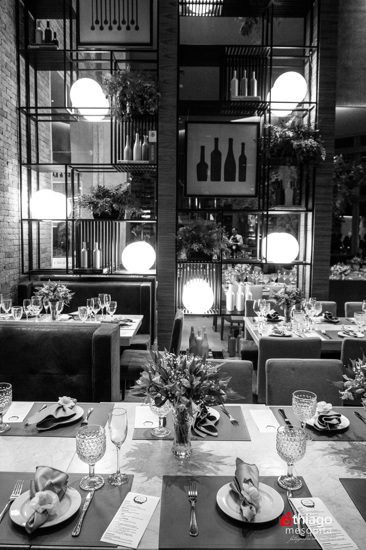 Decoração do Restaurante Caramel