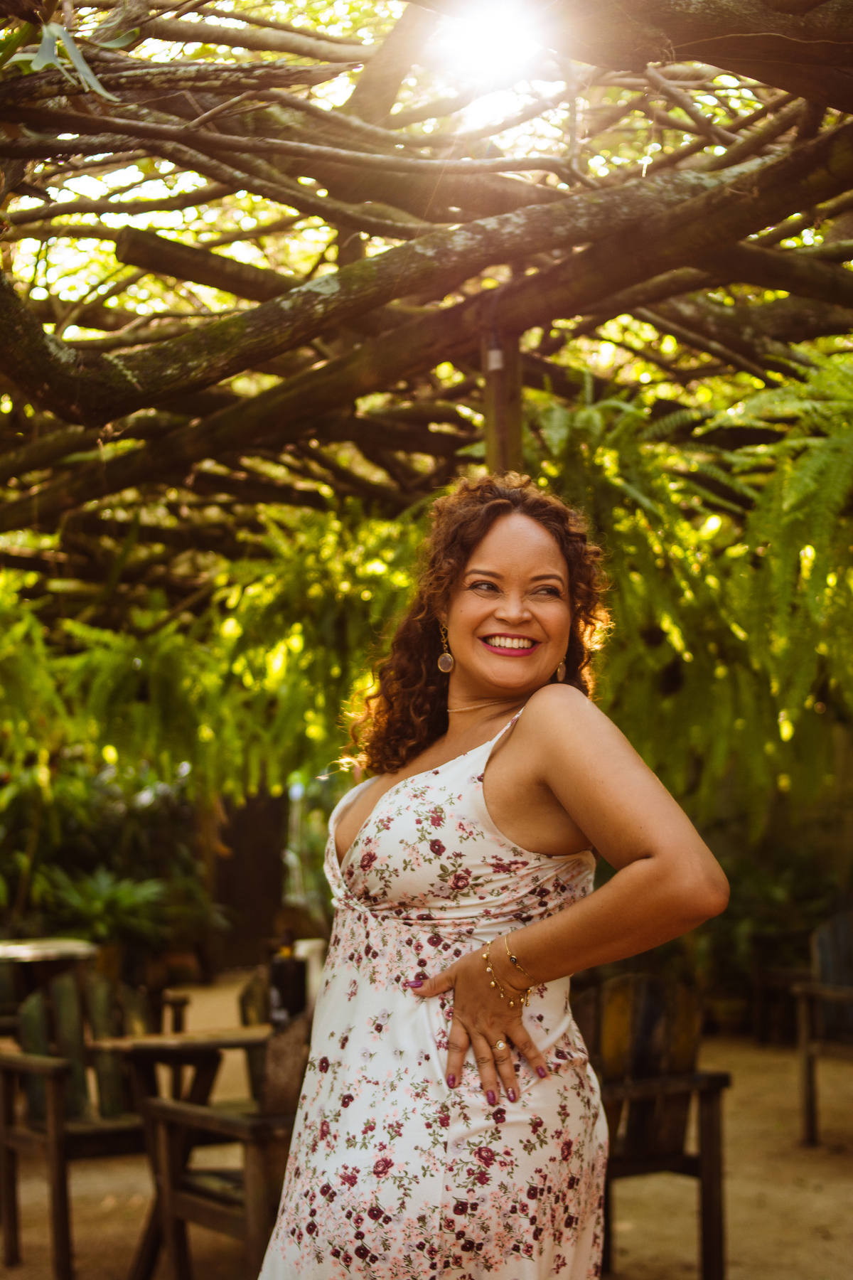 modelo com sorrisão 
