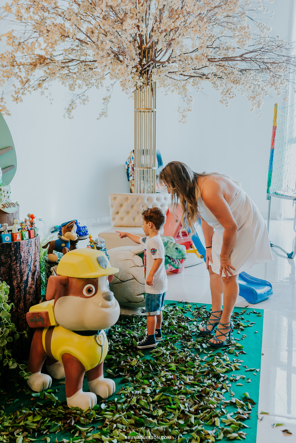 fotografia festa infantil casa de festas nautilus Rio de Janeiro ilha do governador 3 anos dinossauro