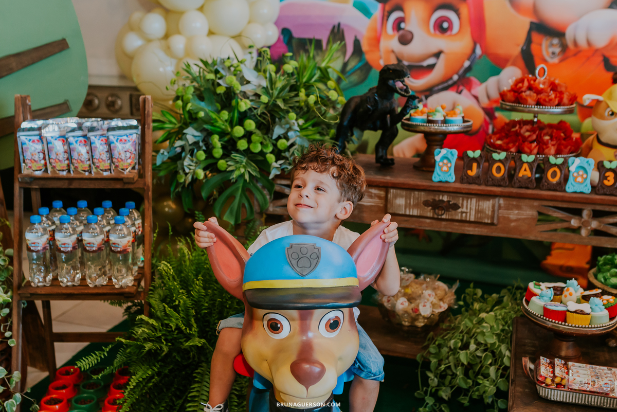 fotografia festa infantil casa de festas nautilus Rio de Janeiro ilha do governador 3 anos dinossauro