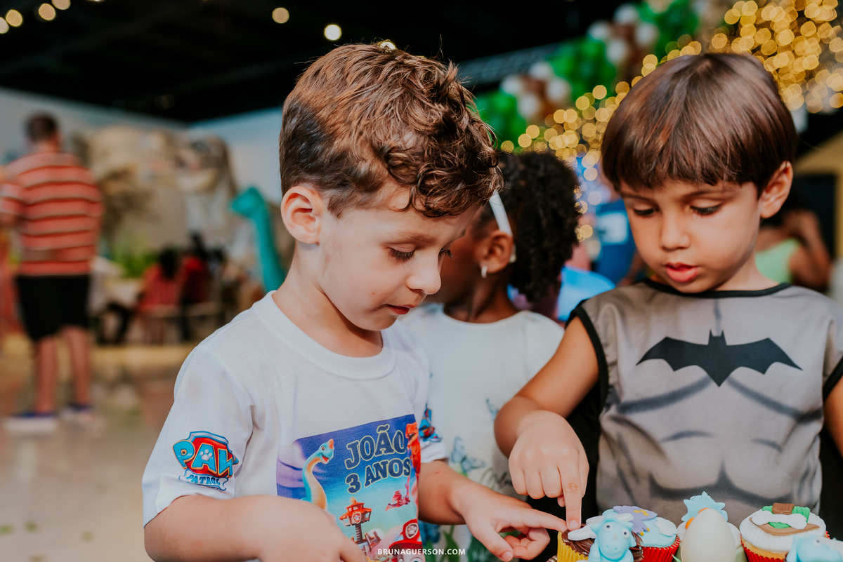 fotografia festa infantil casa de festas nautilus Rio de Janeiro ilha do governador 3 anos dinossauro