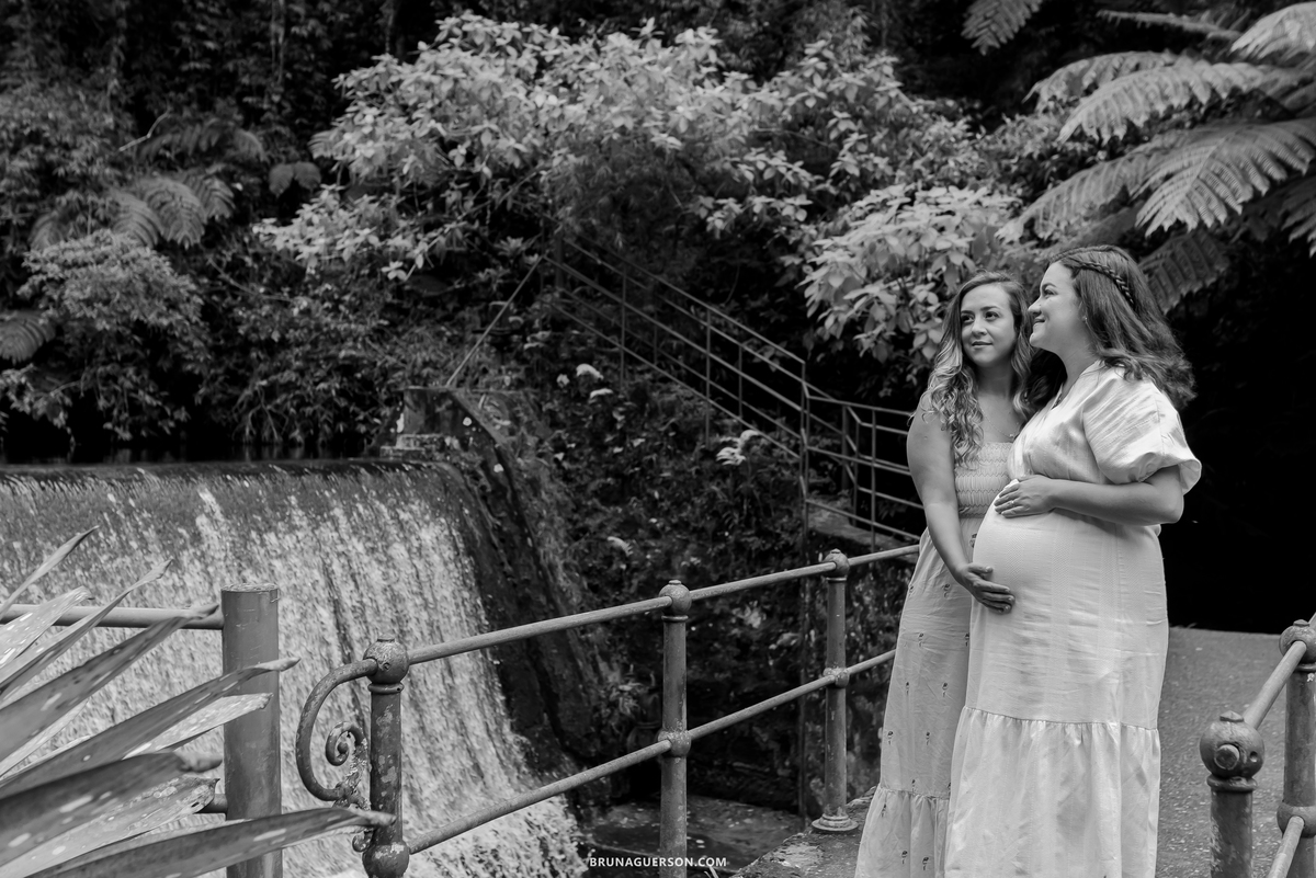 fotografia ensaio gestante externo Teresópolis Rio de Janeiro natureza mae de gêmeos duas maes 