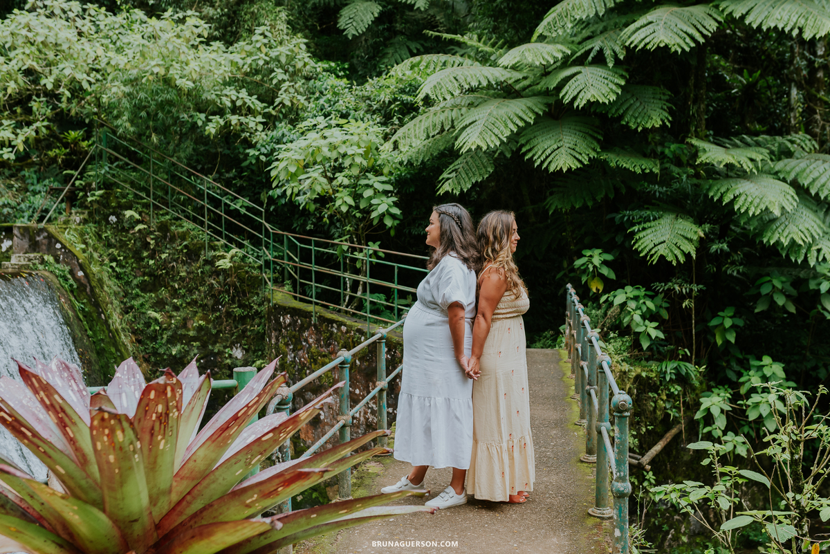 fotografia ensaio gestante externo Teresópolis Rio de Janeiro natureza mae de gêmeos duas maes 