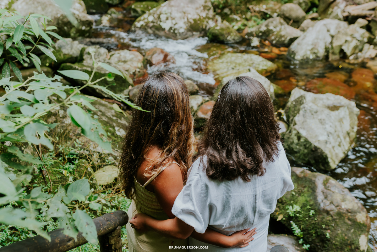 fotografia ensaio gestante externo Teresópolis Rio de Janeiro natureza mae de gêmeos duas maes 
