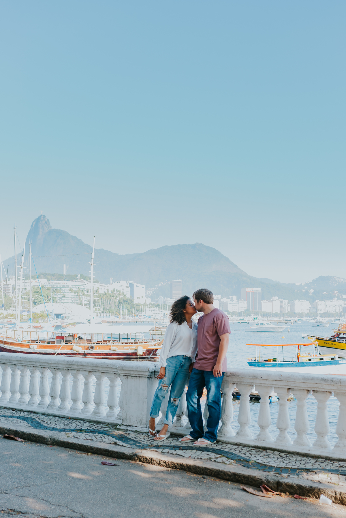 ensaio casal praia vermelha urca Rio de Janeiro praia externo casal gringo 