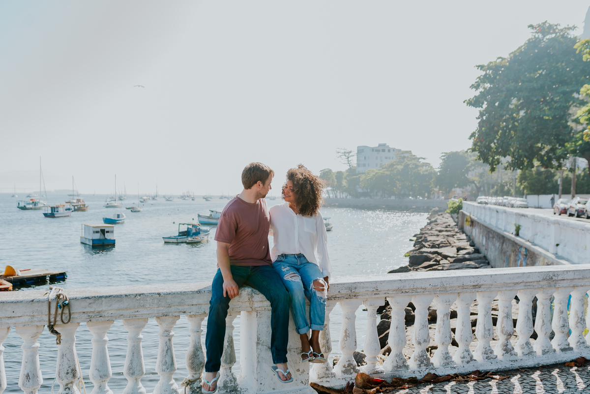 ensaio casal praia vermelha urca Rio de Janeiro praia externo casal gringo 