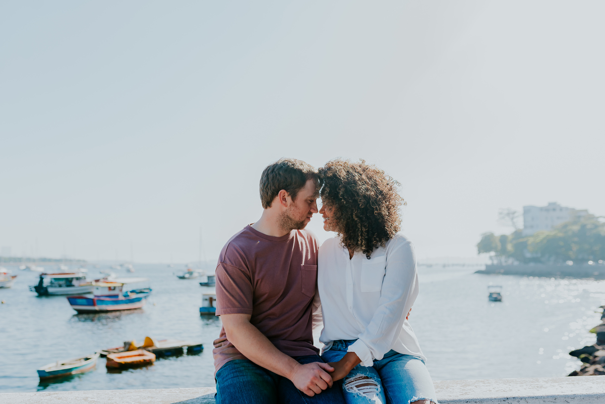 ensaio casal praia vermelha urca Rio de Janeiro praia externo casal gringo 