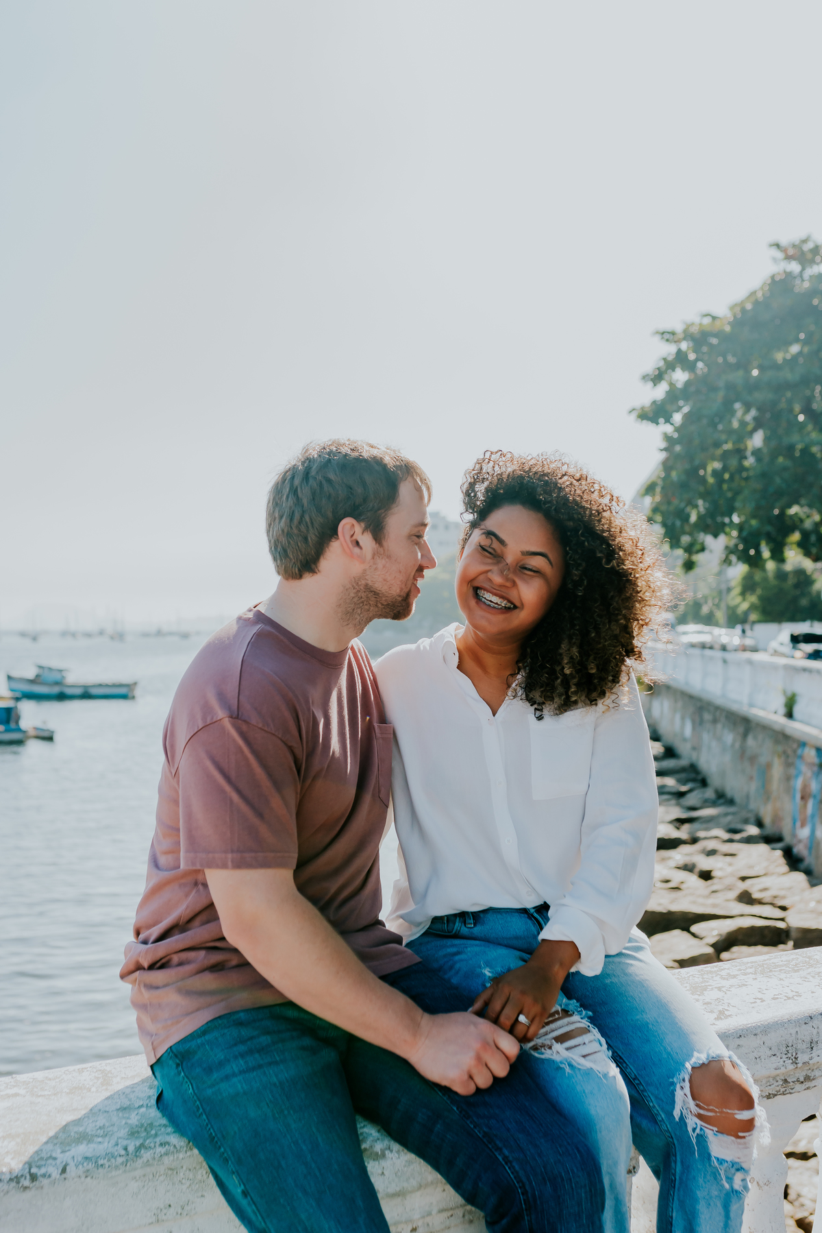 ensaio casal praia vermelha urca Rio de Janeiro praia externo casal gringo 