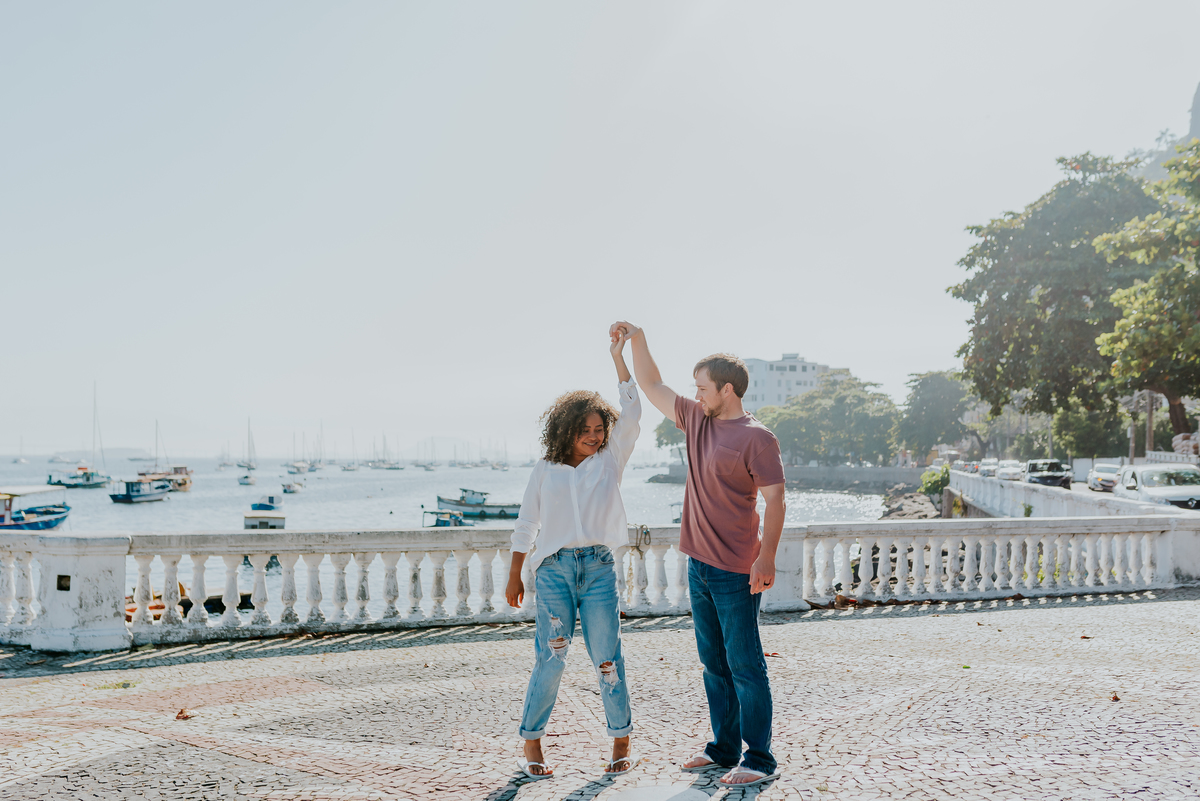 ensaio casal praia vermelha urca Rio de Janeiro praia externo casal gringo 
