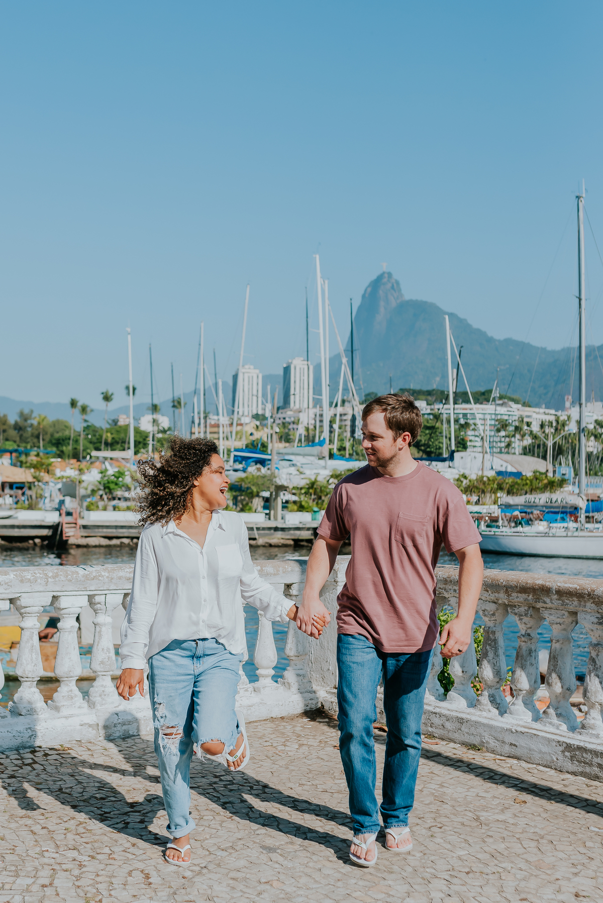 ensaio casal praia vermelha urca Rio de Janeiro praia externo casal gringo 