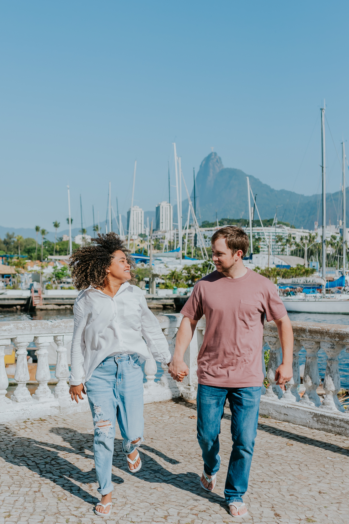 ensaio casal praia vermelha urca Rio de Janeiro praia externo casal gringo 