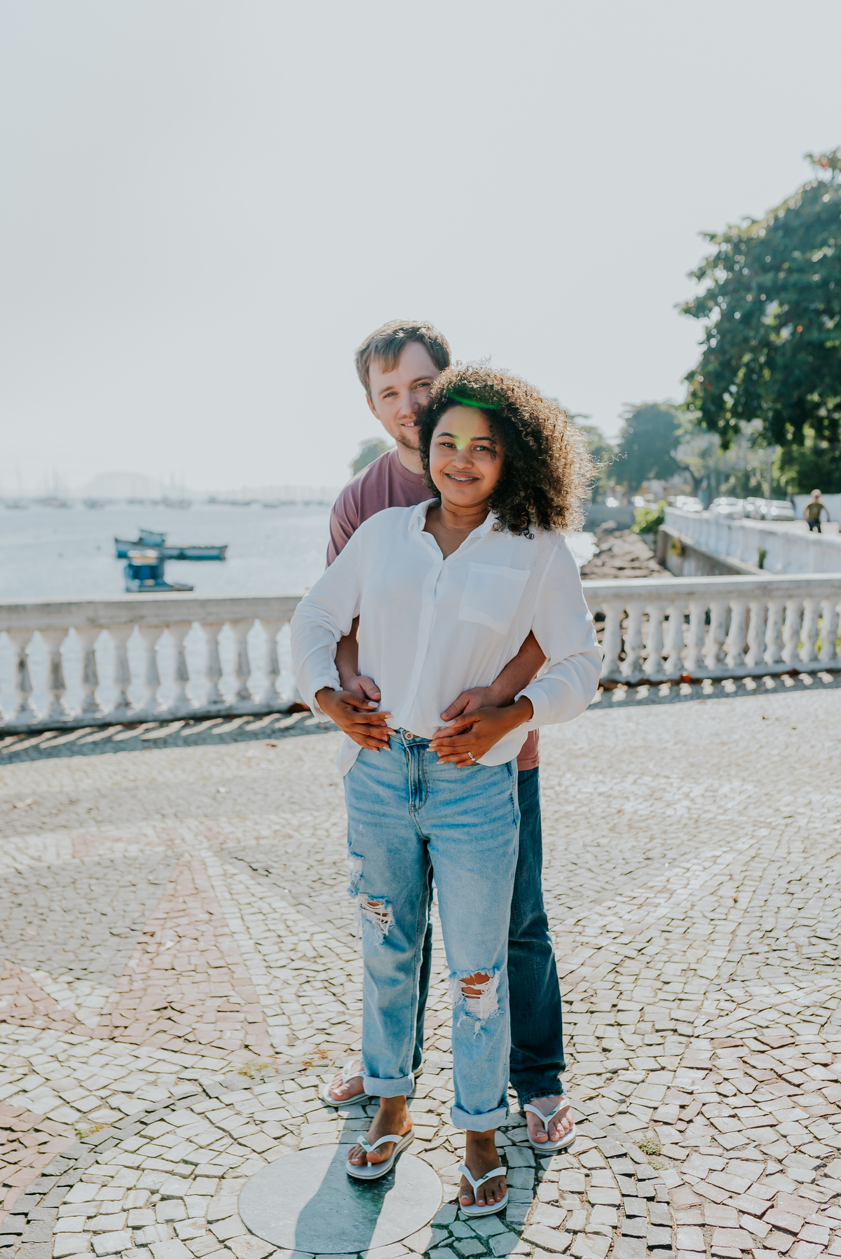 ensaio casal praia vermelha urca Rio de Janeiro praia externo casal gringo 