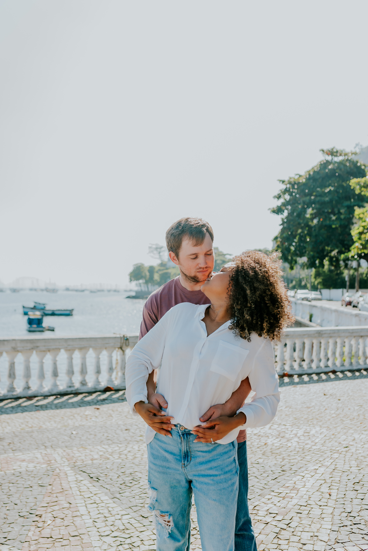 ensaio casal praia vermelha urca Rio de Janeiro praia externo casal gringo 