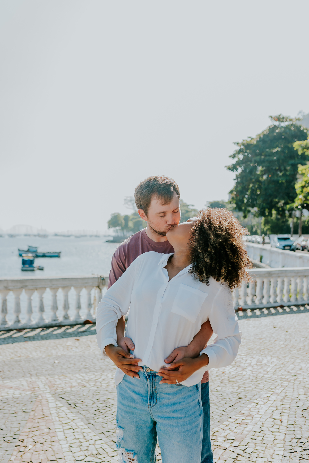 ensaio casal praia vermelha urca Rio de Janeiro praia externo casal gringo 