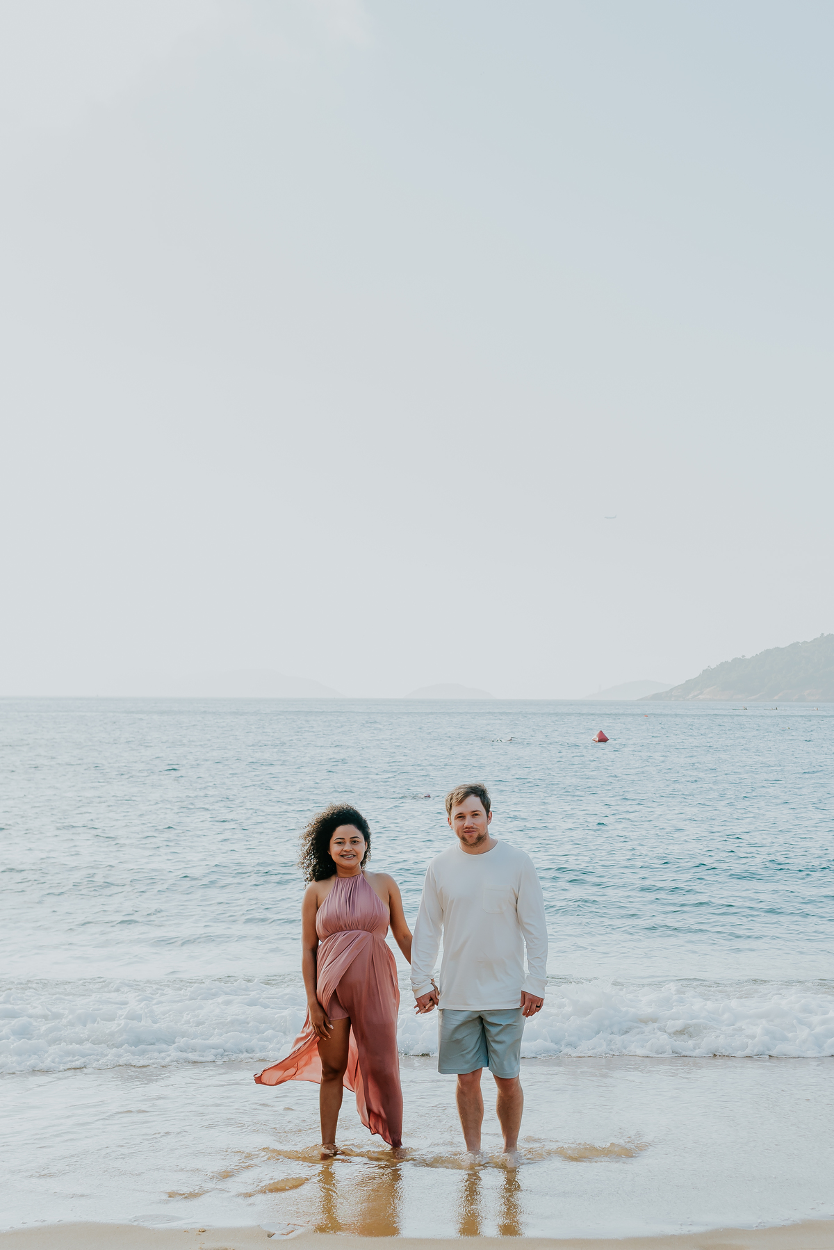 ensaio casal praia vermelha urca Rio de Janeiro praia externo casal gringo 