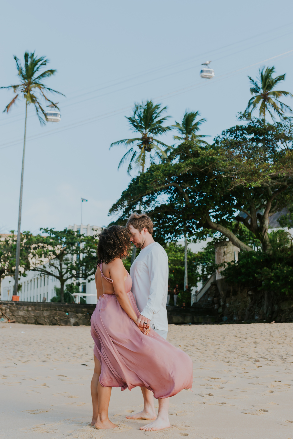 ensaio casal praia vermelha urca Rio de Janeiro praia externo casal gringo 