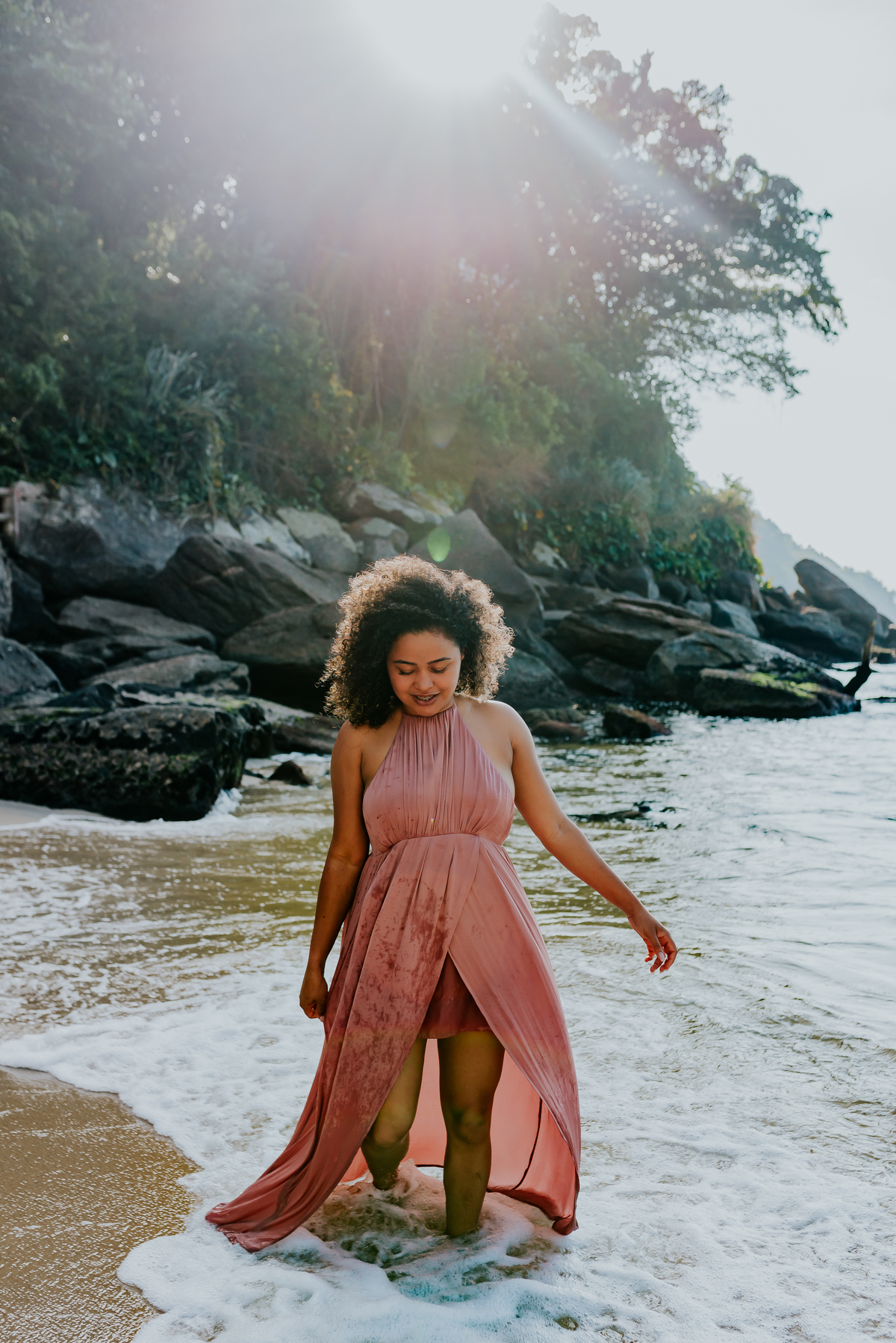 ensaio casal praia vermelha urca Rio de Janeiro praia externo casal gringo 