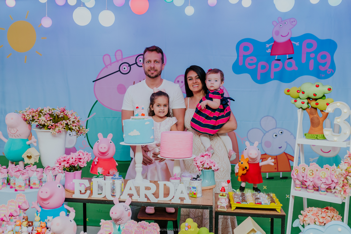 fotografia festa infantil buffet espoleta Botafogo Rio de Janeiro peppa 3 anos Maria Eduarda 