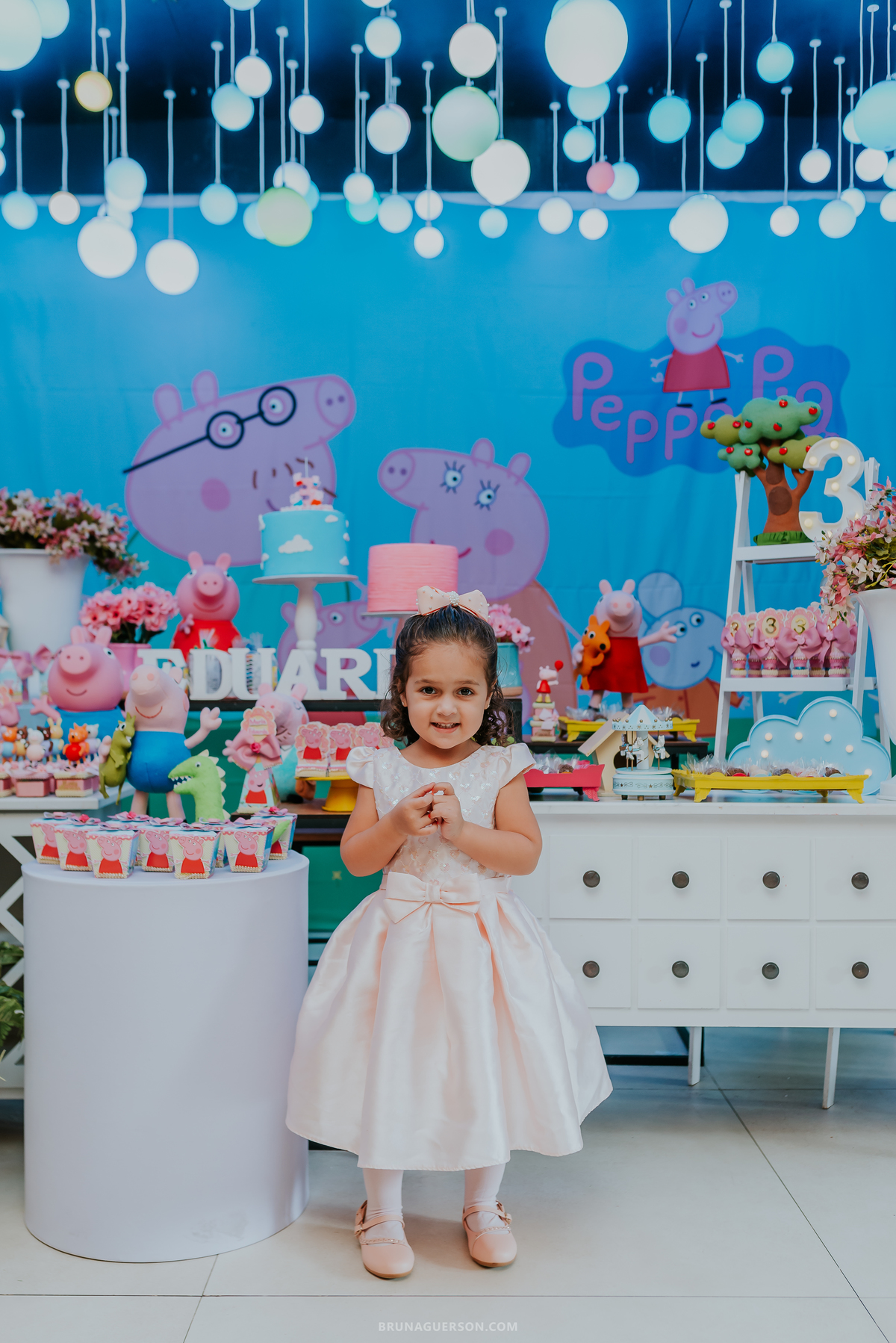 fotografia festa infantil buffet espoleta Botafogo Rio de Janeiro peppa 3 anos Maria Eduarda 