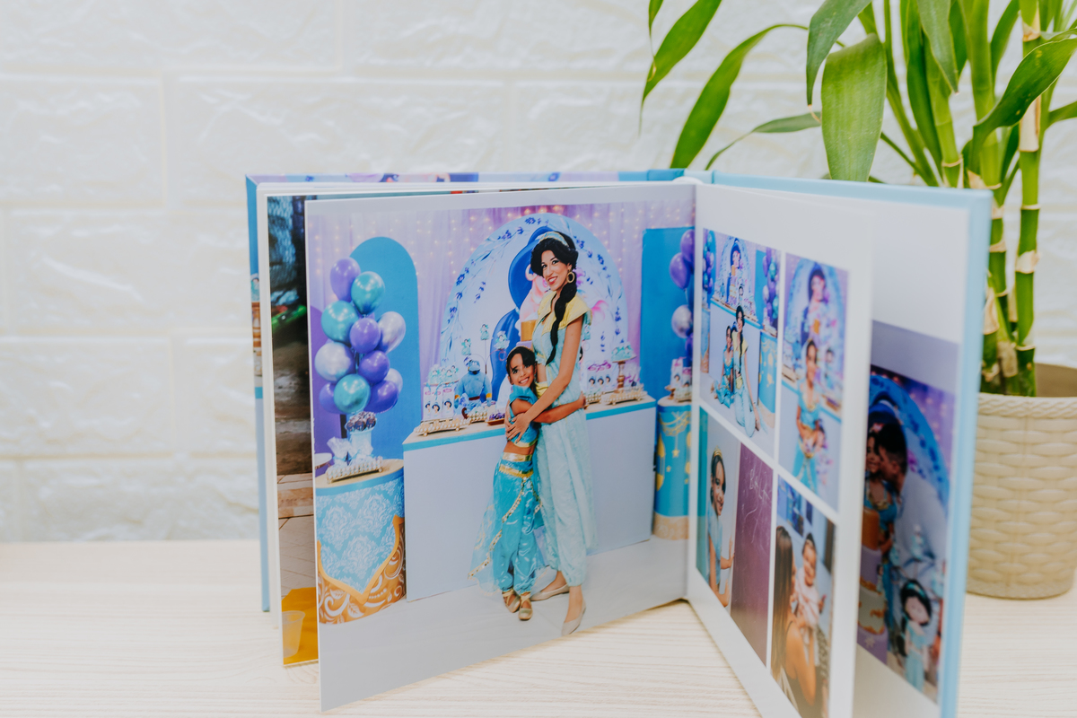 fotografia festa infantil ilha do governador Rio de Janeiro 7 anos Laura jasmine Aladdin album fotográfico personalizado