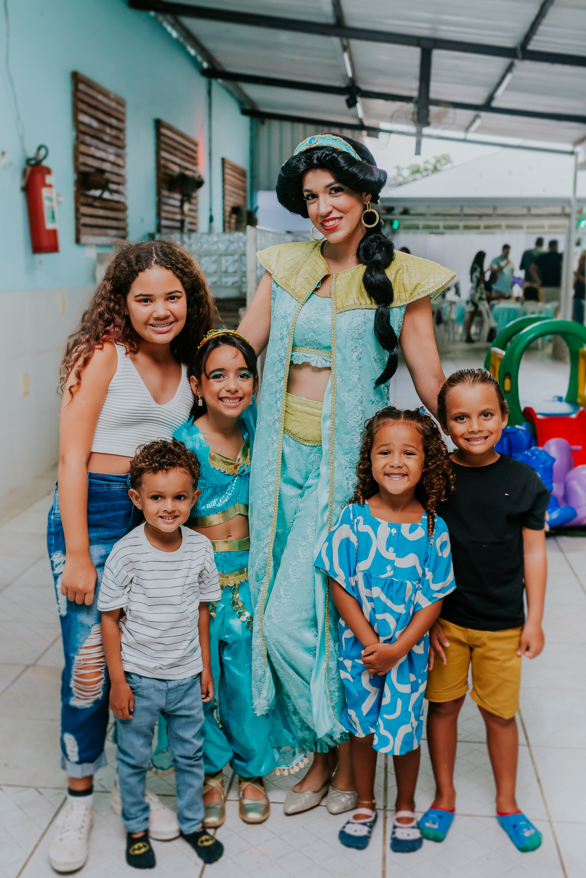 fotografia festa infantil ilha do governador Rio de Janeiro 7 anos Laura jasmine Aladdin 