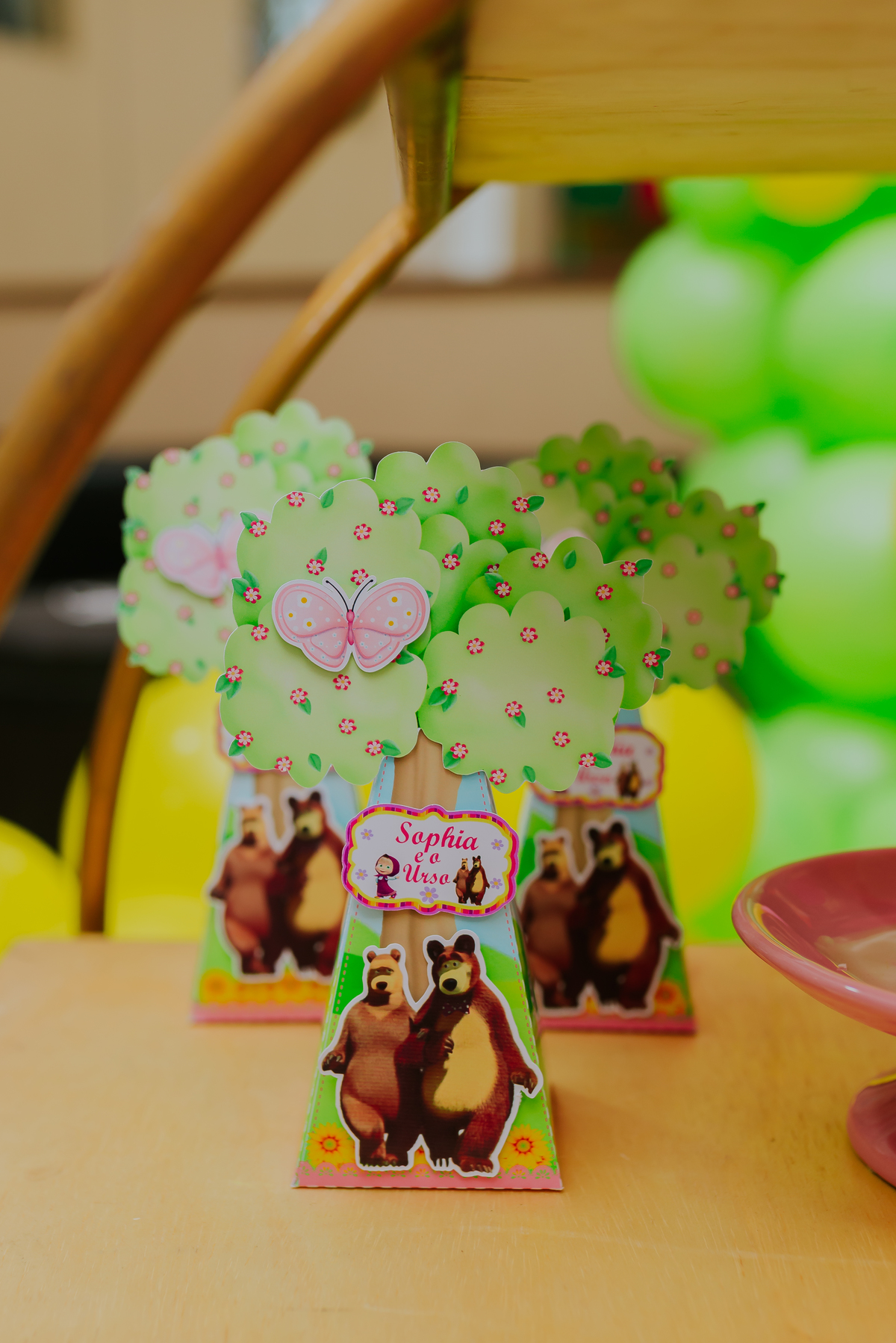 3 anos da Sophia com esse tema que eu amo e a participação super especial do papai urso haha 