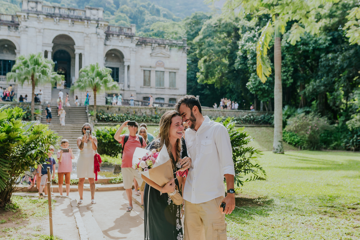 fotografia ensaio de casal externo parque lage Rio de Janeiro bruna guerson pedido noivado