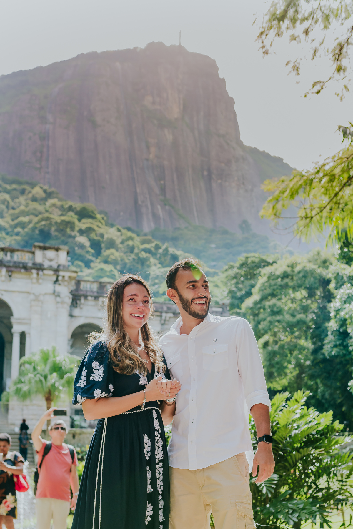 fotografia ensaio de casal externo parque lage Rio de Janeiro bruna guerson pedido noivado
