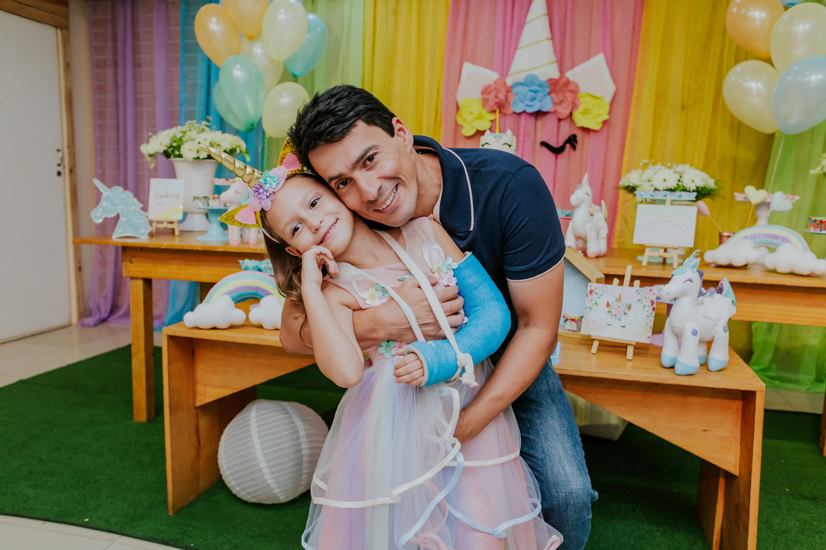 fotografia festa infantil 6 anos carolina unicornio rio de janeiro barra da tijuca 