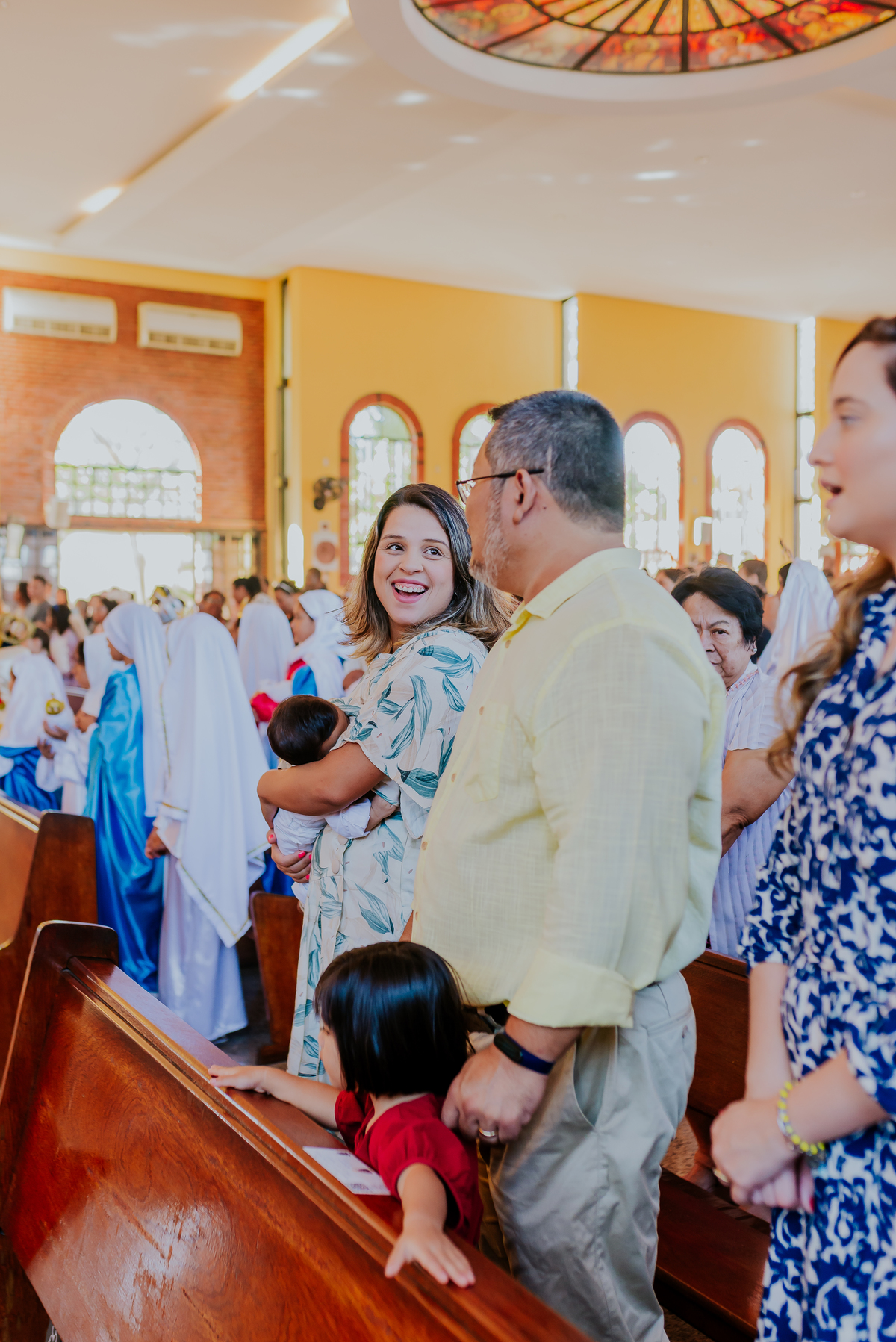 fotografia batizado Paróquia Nossa Senhora Aparecida- Ilha do Governador, RJ bruna guersonb Paulo Tadashi batismo