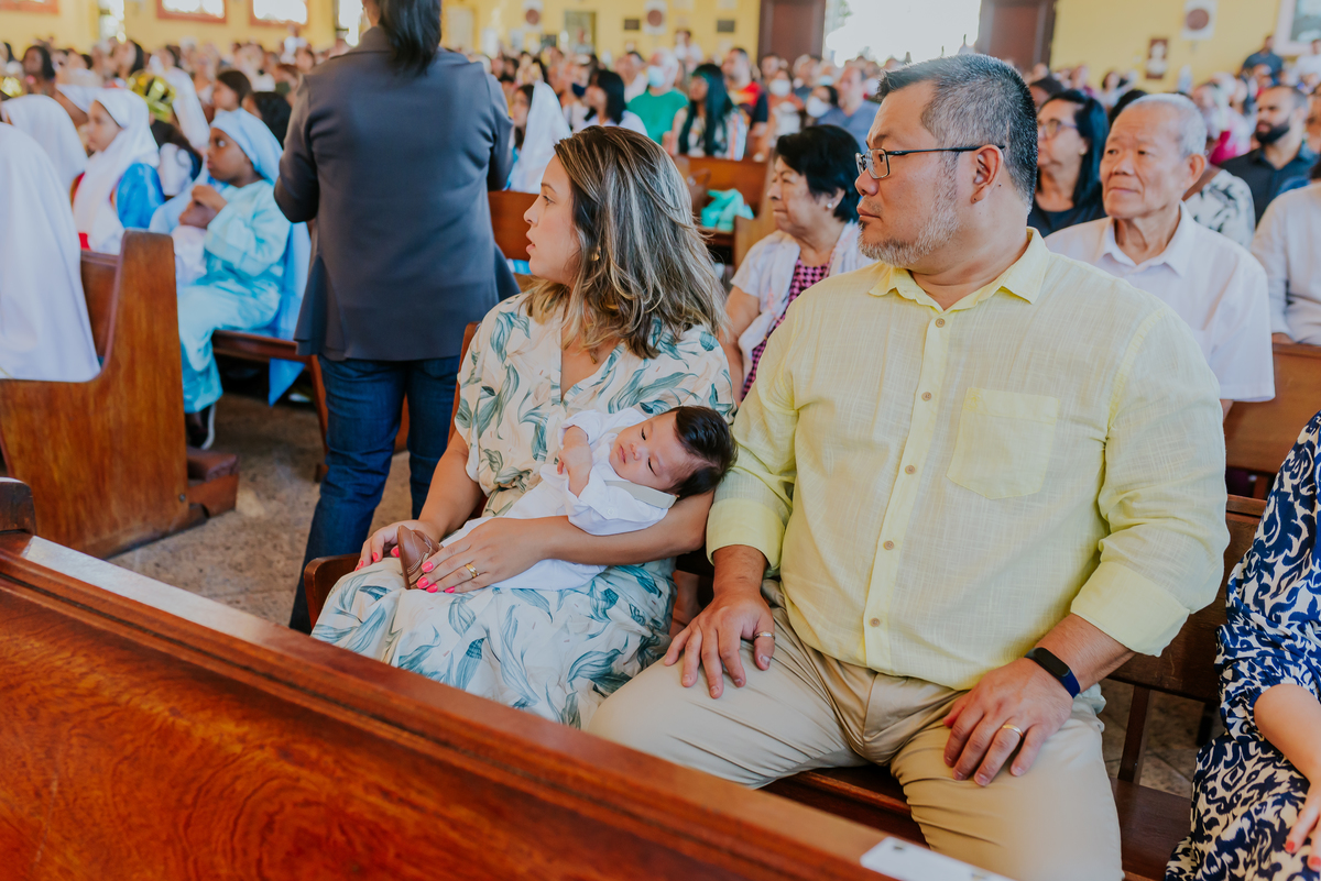 fotografia batizado Paróquia Nossa Senhora Aparecida- Ilha do Governador, RJ bruna guersonb Paulo Tadashi batismo