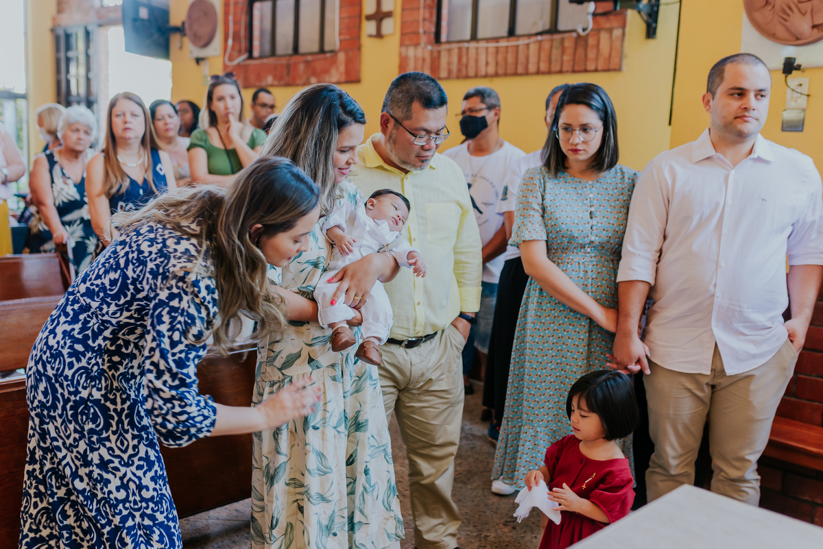 fotografia batizado Paróquia Nossa Senhora Aparecida- Ilha do Governador, RJ bruna guersonb Paulo Tadashi batismo