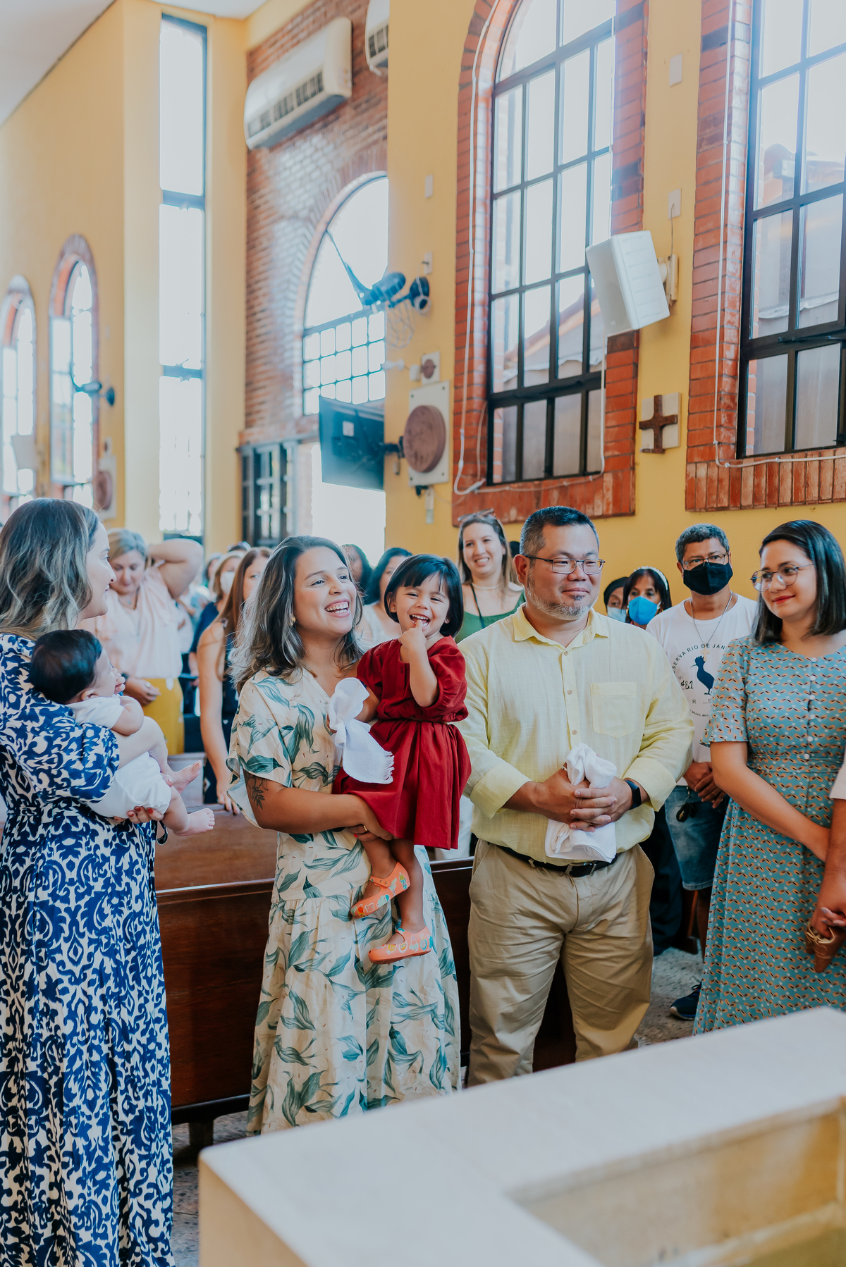 fotografia batizado Paróquia Nossa Senhora Aparecida- Ilha do Governador, RJ bruna guersonb Paulo Tadashi batismo