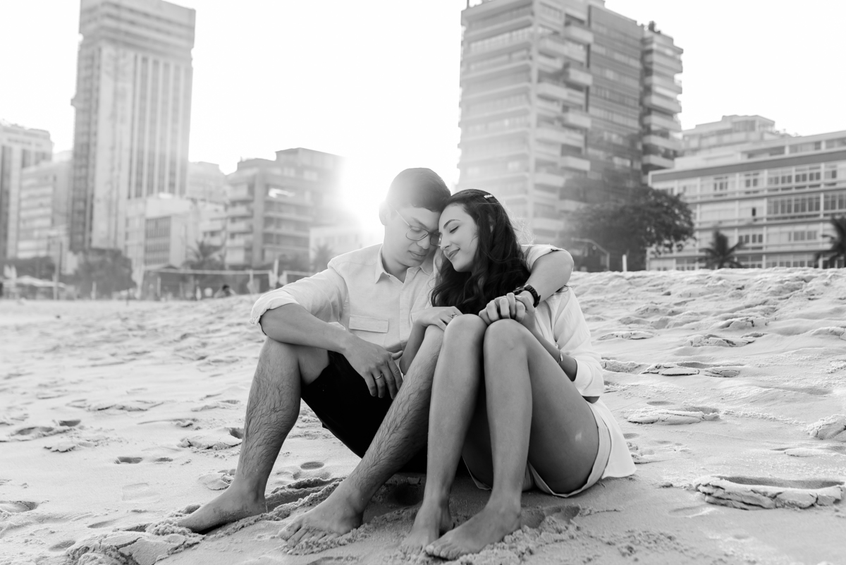 fotografia fotografa ensaio de casal externo praia Rio de Janeiro Leblon Ipanema rj 